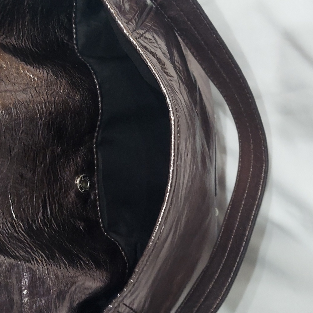 NINE WEST Metallic Convertible Handbag - Picture 6 of 9